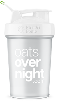 Oats Overnight Purple BlenderBottle